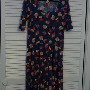 LulaRoe Nicole with Owls and Birds